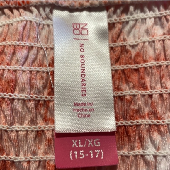 EUC No Boundaries Super Soft Patriotic Colors Padded Bra Top XL - Picture 6 of 7